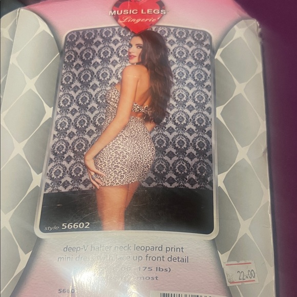 Music Legs Animal Print Chemise - Picture 2 of 3